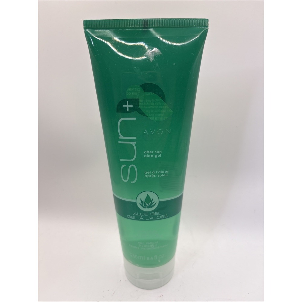 Avon Sun+ After Sun Aloe Gel 8‎ oz Non-Sticky Moisturizing Cooling Sealed